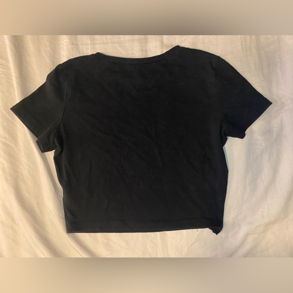 3 for $20 Small Basic Black Wild Fable Crop Top - Picture 3 of 3